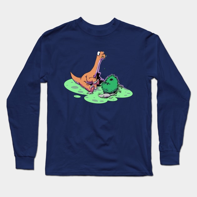 Duncan the Dreadnoughtus Long Sleeve T-Shirt by FrankieRogers